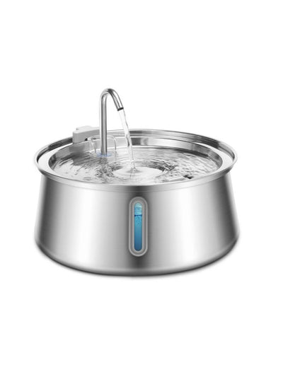 Large Capacity Pet Water Fountain | Large Stainless Steel Dog Water Fountain | Automatic Water Feeder