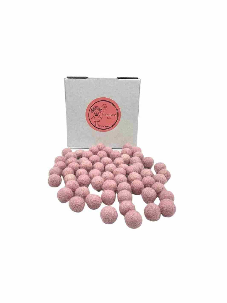 Pink Felt Balls